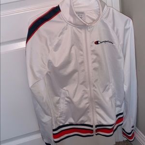 Champion track sweater